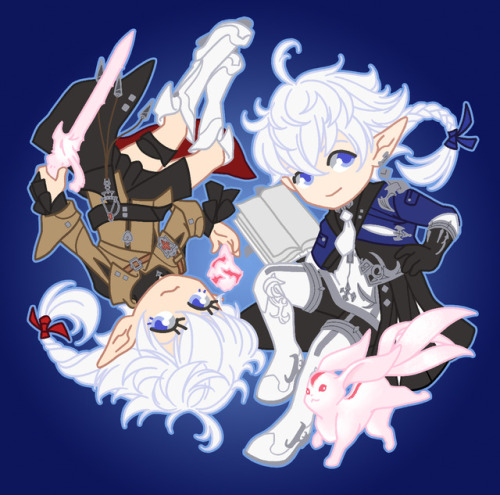 Leveilleur twins for a future charm. Carbuncle! &lt;3