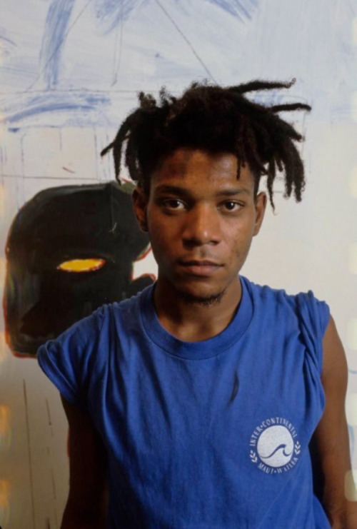 Porn photo twixnmix:    Jean-Michel Basquiat photographed