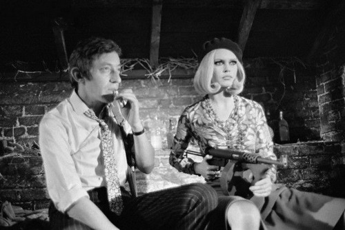 Serge Gainsbourg & Brigitte Bardot - Bonnie & Clyde, 1968.