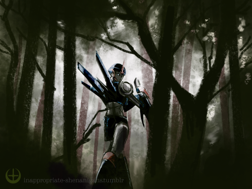 outreotter: I did a speedpaint of a forest, and decided it needs more Arcee. It’s been too lon