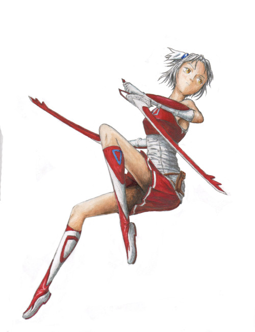 From Last Year, But Never Uploaded Them Here. A Latias Gijinka That I Drew Using Copics And Graphite.