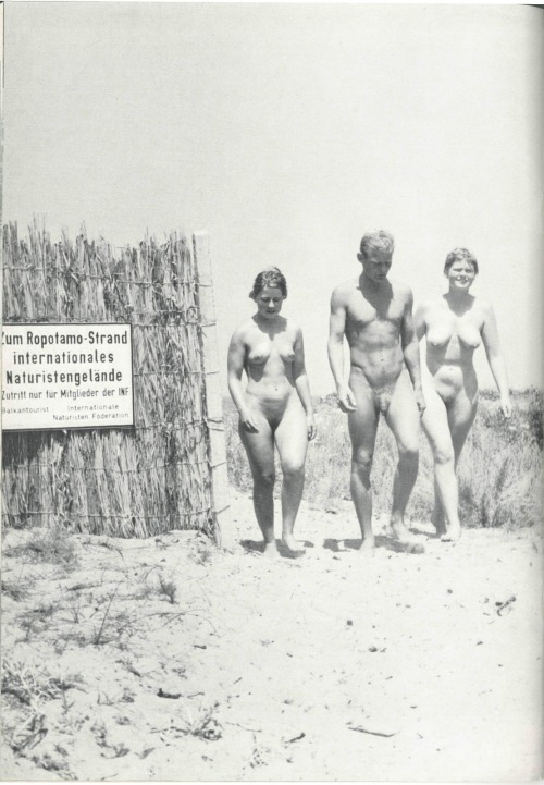 nudiarist:Ropotamo, Bulgaria, official INF-FNI naturist beach, late 1960s