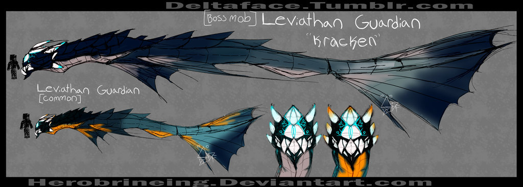deltaface:  Leviathan Guardian P2 by HerobrineingHere we have Brineary’s Babies…However,
