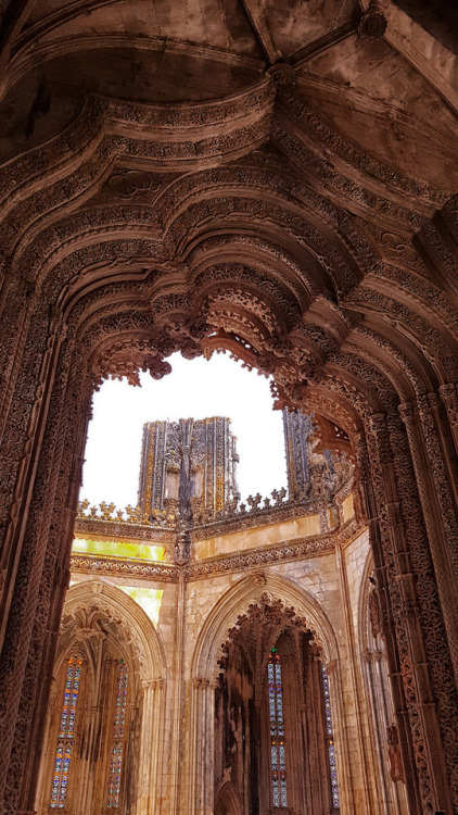  Batalha Monastery, Portugal.  Unfinished Chapels 