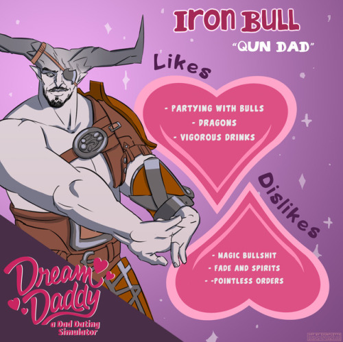 gauntletto:  I’M SO SORRY (not at all)Dragon Age x Dream Daddy! Hot Thedas Daddies are at your service. >;) 