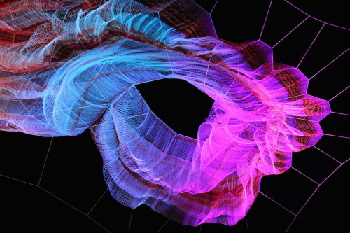 1.8 FLOATING SCULPTURE / Janet EchelmanThe temporary art installation was hung above Oxford Circus, 