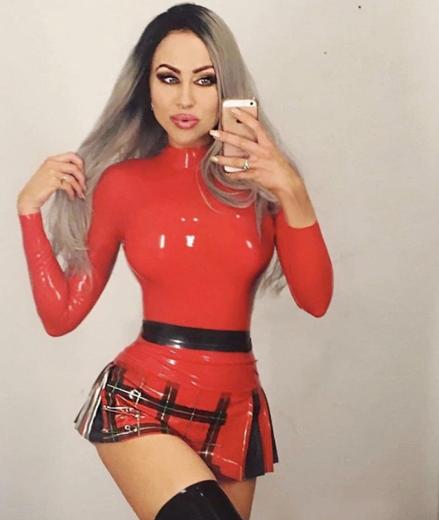 Porn Incredible little latex outfit ❤️ photos