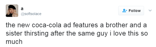 tombstonettromboners:  viewtifulcrow:  robotbisexual:  bellaxiao:  good job Coca Cola   I haven’t laughed this hard in a while   Thirsty ass family lol  the fuckin twist at the end oh my god  OMG.  Effin’ hilarious!  Mom wins out in the end, and