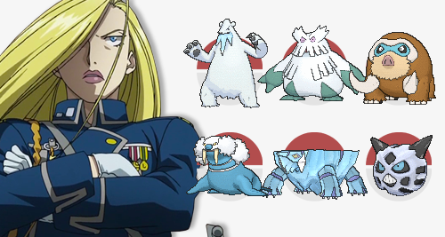 toasty-coconut:  Fullmetal Alchemist Characters + Pokemon(Edward, Alphonse, Winry,