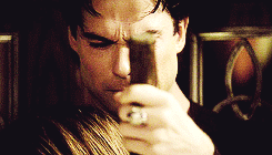 Porn Pics vd-gifs:  Rose: Thank you.Damon: For what?Rose: