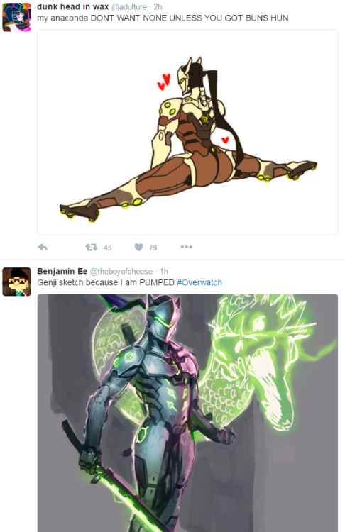 otherwindow:There are two types of Genji fan artists.*three