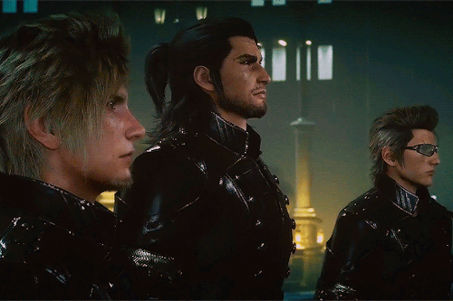 Prompto, Gladio, Ignis.I Leave It To You.Walk Tall, My Friends.FINAL FANTASY XV (2016)