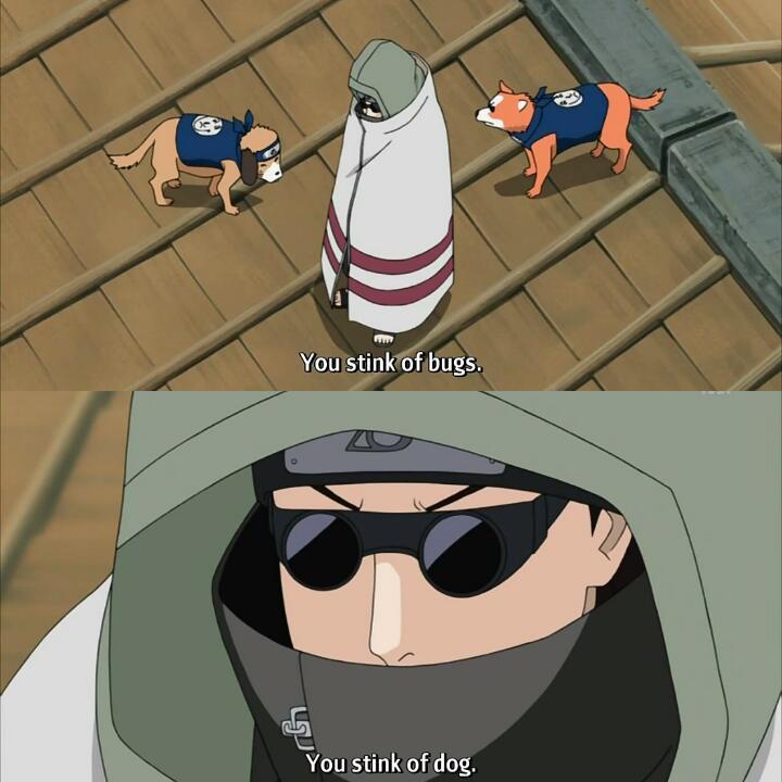 misswinry:  Shino being Shino. 😂