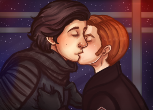 dargason-under-the-fantasia:Soft Kylux to drown out the Antis. 