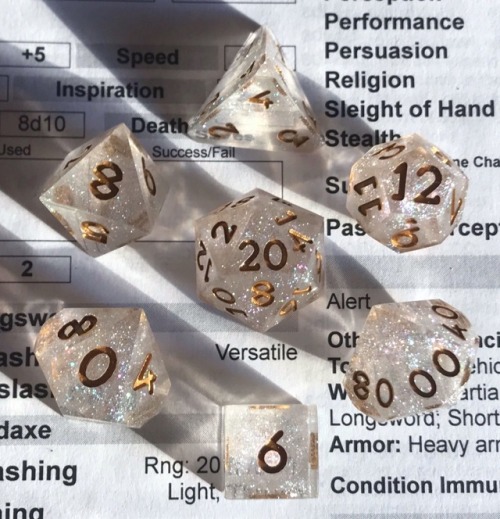 battlecrazed-axe-mage: These are called White Whale 3, also from Lucky Hand Dice. I love all the cle