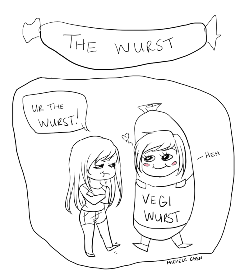 She’s the wurst okay