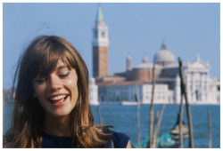 the60sbazaar:  Francoise Hardy in Venice 