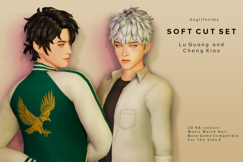 SOFT CUT SET - Lu Guang and Cheng Xiao Hairstyles based on the main characters from the donghua &ldq