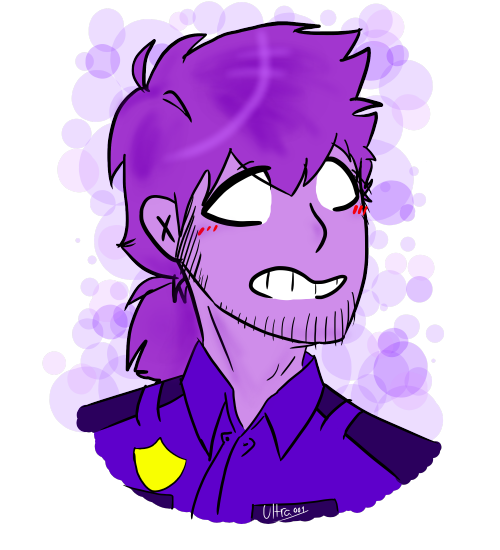 Happy lil purple turd