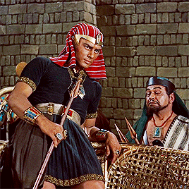 Yul Brynner as Ramesses II in The Ten Commandments (1956)