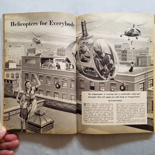 Mechanix Illustrated Aviation Yearbook 1951 #estatesale #estatesalefinds #futuristic #magazines #mag