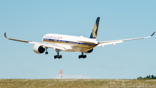 Singapore Airlines A350 landing at ChristchurchType: Airbus A350-941Registration: 9V-SMMLocation: Ch