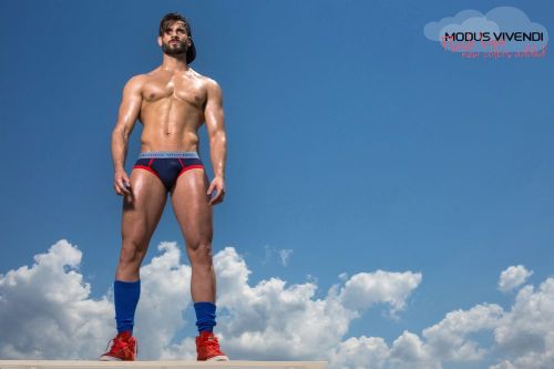 eroticco-magazine:  Model: Alexandros KaltsidisPhotographer: Panos MisailidisUnderwear: Modus Vivendi Flash Line 