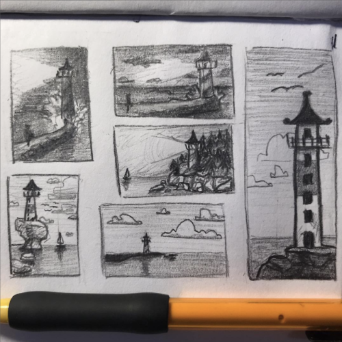 Lighthouse thumbnails to relax