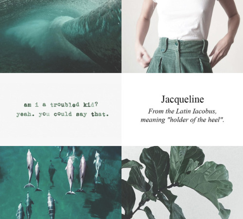 Aesthetic name: Jacquelin – Slytherin, requested by in-my-pjs