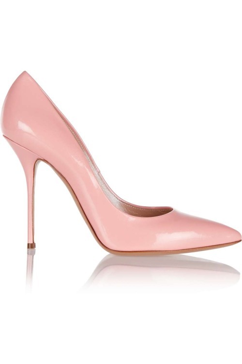 High Heels Blog Patent-leather pumps via Tumblr