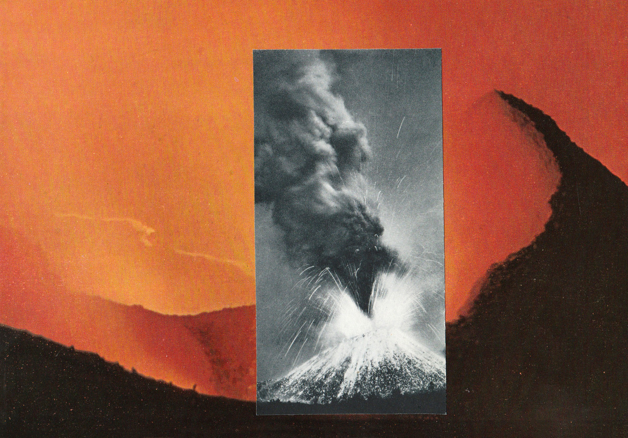 claire-martine: “Frémir” 21,3x15 cm Paper collage 