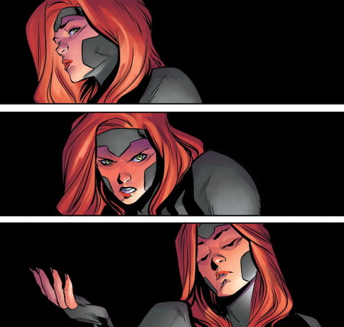 scottandjeanforever: Different expressions of Jean Grey ~ Confusion. Anger. Acceptance.The three sta