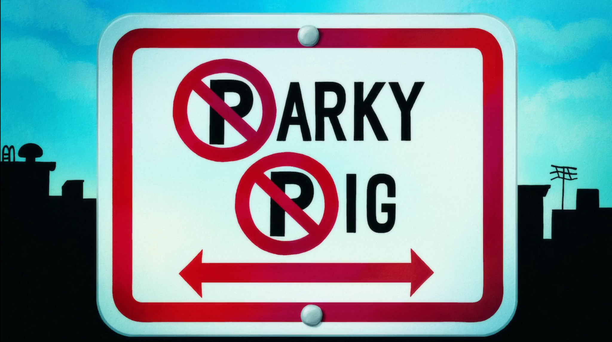 Parky Pig title card