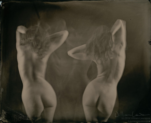 @sienna-hayes.  8x10 tintype.  Part of my series of Duchamp-inspired motion studies.  Copyright 2018