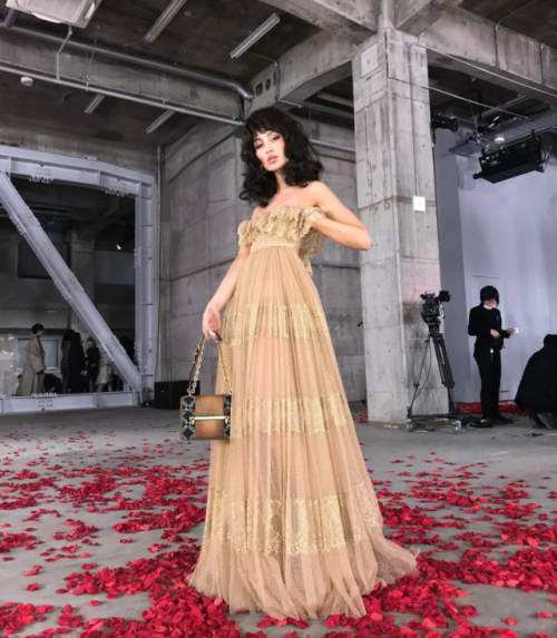 Nadia Lee Cohen in Valentino, Pre-Fall 2019.&gt;&gt;https://tiffanyandcoffee.com/