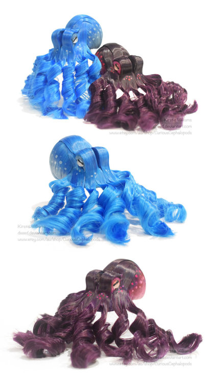 chelseabloxsom:apolonisaphrodisia:Octopus Hairpiece omfg