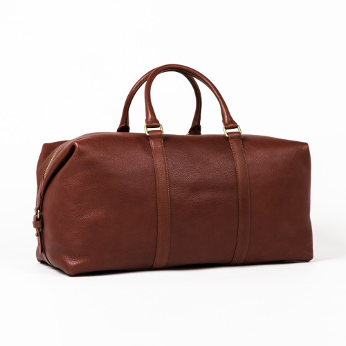 Linjer’s new vegetable-tanned full grain leather weekender, now available on Kickstarter. Make sure 