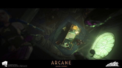  ARCANE | Silco’s Office 3D Environment | Simon Magnan