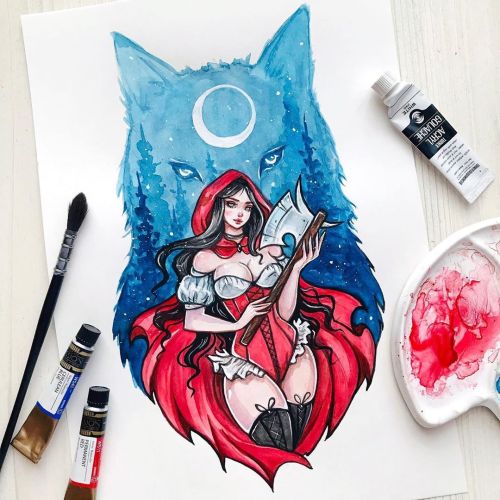 Little Red Riding HoodThe girl from the fairy tale grew up and now has become a werewolf hunter. W