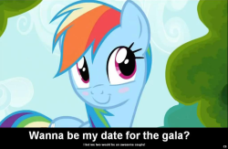 tofferpumpkin:  thecatzbitz:  I’m bisexual so… Yeah I would :3  Oh yeah please  Anything for any pony if they willin