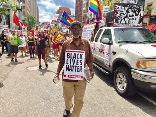 fuckyeahmarxismleninism:Boston Stonewall Warriors Contingent at Pride 2017, June 10, 2017.Photos by 