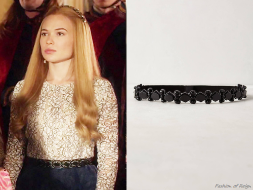 In the episode 2x11 (“Getaway”) Greer wears this sold out Anthropologie Setsuko Belt.Wor