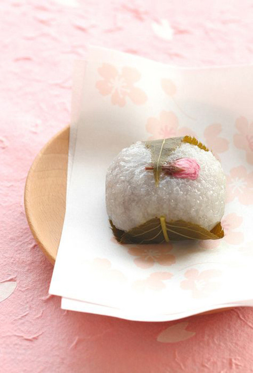 The Art Like Beautiful Wagashi, Sakuramochi / Tokyo Pic