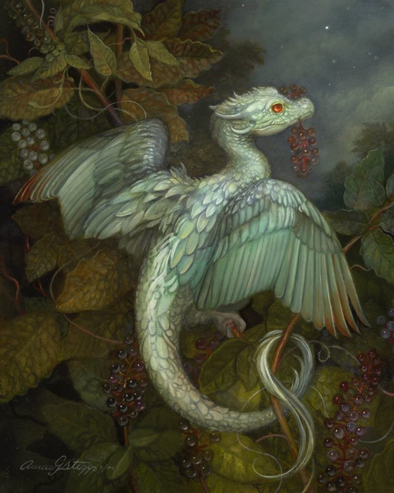 megarah-moon:   “Draco Floris: Inkberry” by Annie Stegg
