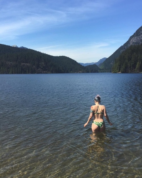 buntzen lake today ☀️ bathing suit from @zaful #suicidegirls #summer #beautifulbc #altgirls #zaful #