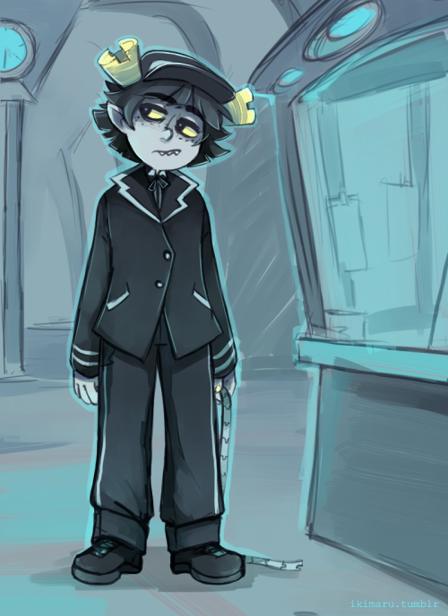 commission for pentabulge, it’s the ticket booth troll from Hiveswap uvu