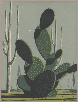 cactus-in-art:  4colorcowboy: Eyvind Earle “Cactus”