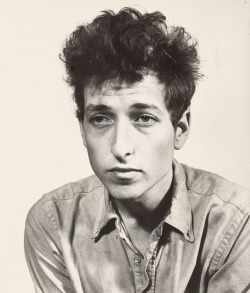 foryourhell:Portrait of Bob Dylan, 1963.