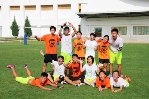 Team China Ultimate Frisbee wins in their first game against Team Malaysia (11 to 5). Their smiles well represent what ‘friendship through sports’ is all about!