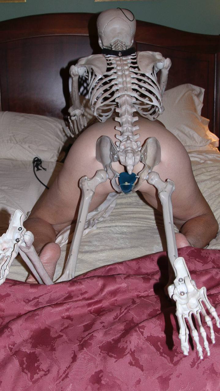 Happy Halloween!  This guy has a blue penis, and he is a little too skinny for me